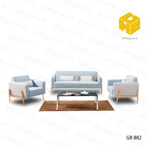Bộ sofa đối văn phòng nhập khẩu GR882