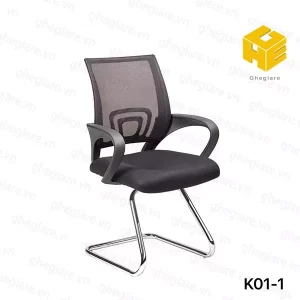 Ghế chân quỳ màu đen K01-1