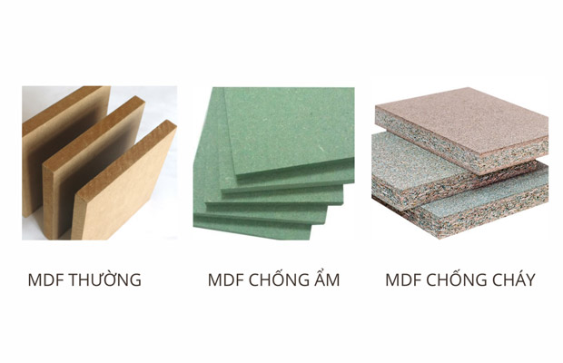 Các loại gỗ MDF thông dụng